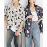 『ユニセックス』ボタニカルオープンカラーショートスリーブシャツ | SENSE OF PLACE | 詳細画像15