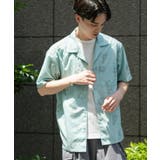 『ユニセックス』ボタニカルオープンカラーショートスリーブシャツ | SENSE OF PLACE | 詳細画像22