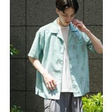 『ユニセックス』ボタニカルオープンカラーショートスリーブシャツ | SENSE OF PLACE | 詳細画像26