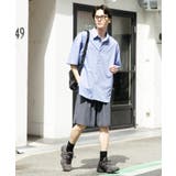 『ユニセックス』リラックスフィットレギュラーカラーショートスリーブシャツ | SENSE OF PLACE | 詳細画像33