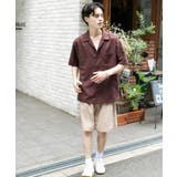 メランジプリペラオープンカラーショートスリーブシャツ | SENSE OF PLACE | 詳細画像25
