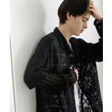BLACK | レースフェイクレイヤードロングスリーブシャツ | SENSE OF PLACE