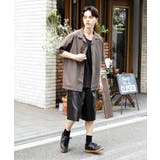 グレンチェックオープンカラーショートスリーブシャツ | SENSE OF PLACE | 詳細画像18