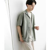 グレンチェックオープンカラーショートスリーブシャツ | SENSE OF PLACE | 詳細画像24