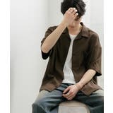 『ユニセックス』オープンカラールーズショートスリーブシャツ | SENSE OF PLACE | 詳細画像34