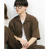『ユニセックス』オープンカラールーズショートスリーブシャツ | SENSE OF PLACE | 詳細画像43
