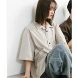 『ユニセックス』オープンカラールーズショートスリーブシャツ | SENSE OF PLACE | 詳細画像48