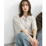 『ユニセックス』オープンカラールーズショートスリーブシャツ | SENSE OF PLACE | 詳細画像50