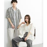 『ユニセックス』アソートレースオープンカラーショートスリーブシャツ | SENSE OF PLACE | 詳細画像31