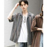 NVY×BEG | 『ユニセックス』アソートレースオープンカラーショートスリーブシャツ | SENSE OF PLACE