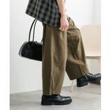 BROWN | バレルレッグチノパンツ | SENSE OF PLACE