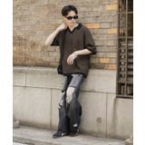 『ユニセックス』ダメージデニムワイドパンツ | SENSE OF PLACE | 詳細画像20
