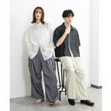 『ユニセックス』ワイドカーゴパンツ | SENSE OF PLACE | 詳細画像44