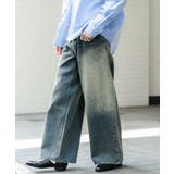 『ユニセックス』ヴィンテージライクデニムワイドパンツ | SENSE OF PLACE | 詳細画像24