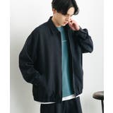 NAVY | 『UR TECH DRYLUXE』リネンライクジップブルゾン | SENSE OF PLACE