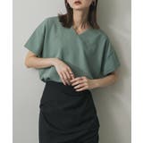 L.KHAKI | ミラノリブVネックTシャツ | SENSE OF PLACE