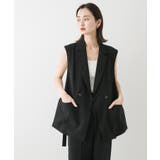 『UR TECH DRYLUXE』リネンライクサイドベルトジレ | SENSE OF PLACE | 詳細画像7