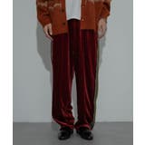 BROWN | DDP VELVET LINE TRACK PANTS | SENSE OF PLACE