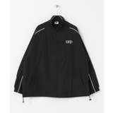 BLACK | ddp NYLON LINE TRACK JACKET | SENSE OF PLACE