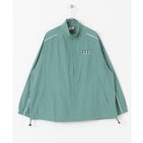 GREEN | ddp NYLON LINE TRACK JACKET | SENSE OF PLACE