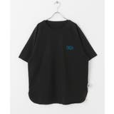 BLACK | ddp EMBROIDERY WAFFLE T-SHIRTS | SENSE OF PLACE