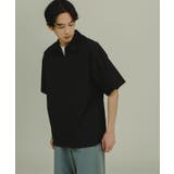 BLACK | Uiscel 4WAYストレッチハーフZIPプルオーバー | SENSE OF PLACE
