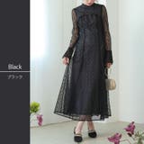 ブラック | パーティードレス 結婚式 ロング | kana