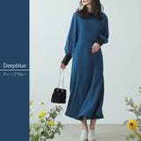 ディープブルー | パーティードレス 結婚式 ロング | kana