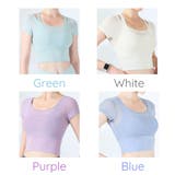 ヨガ カップ付き 半袖トップス | VEROMAN FIT | 詳細画像2 