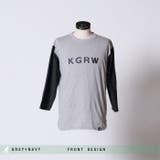 KGRW NEW STANDARDロゴプリント7分丈バイカラーセットインTシャツ | LIVERTINEAGE | 詳細画像18 