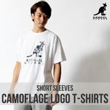 KANGOL REWARD カモフラロゴプリント半袖Tシャツ | LIVERTINEAGE | 詳細画像1 