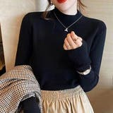 BLK | ニット ハイネック タートルネック | VICTORIA