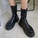 ブーツ トラックソール サイドジップキャップトゥ | VICTORIA | 詳細画像7