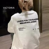 WHT | Tシャツ 半袖 バックプリント | VICTORIA