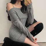 オフショルダー ニットワンピース ワンピース | VICTORIA | 詳細画像3