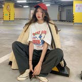 カジュアルプリント ロゴTシャツ レディース | VICTORIA | 詳細画像10