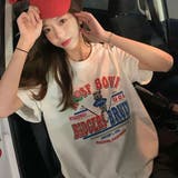 カジュアルプリント ロゴTシャツ レディース | VICTORIA | 詳細画像14