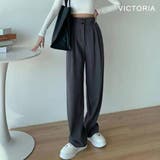ハイウエスト タックパンツ レディース | VICTORIA | 詳細画像9 
