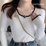 春ニット リブニット 長袖 | VICTORIA | 詳細画像12