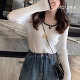 春ニット リブニット 長袖 | VICTORIA | 詳細画像15