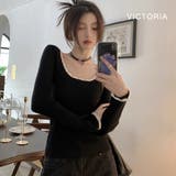 春ニット リブニット 長袖 | VICTORIA | 詳細画像7