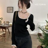 春ニット リブニット 長袖 | VICTORIA | 詳細画像9
