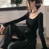 春ニット リブニット 長袖 | VICTORIA | 詳細画像10