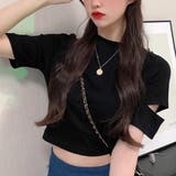 カットアウト ハイネック Tシャツ | VICTORIA | 詳細画像8