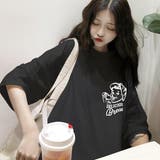 プリント オーバーサイズ Tシャツ | VICTORIA | 詳細画像3