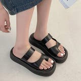 BLK | 厚底 サンダル レディース | VICTORIA