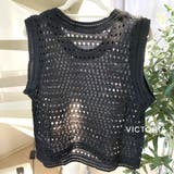 メッシュ ニット トップス | VICTORIA | 詳細画像12