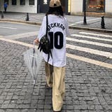 韓国風 オーバーサイズ ナンバープリント | VICTORIA | 詳細画像12