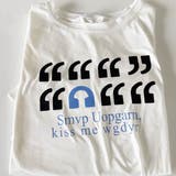 プリントTシャツ 引用符＆ヘッドホン プリント | VICTORIA | 詳細画像10 