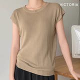 フレンチスリーブニットトップス トップス サマーニット | VICTORIA | 詳細画像11